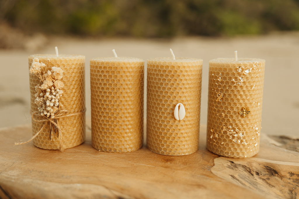 Large Beeswax Candles