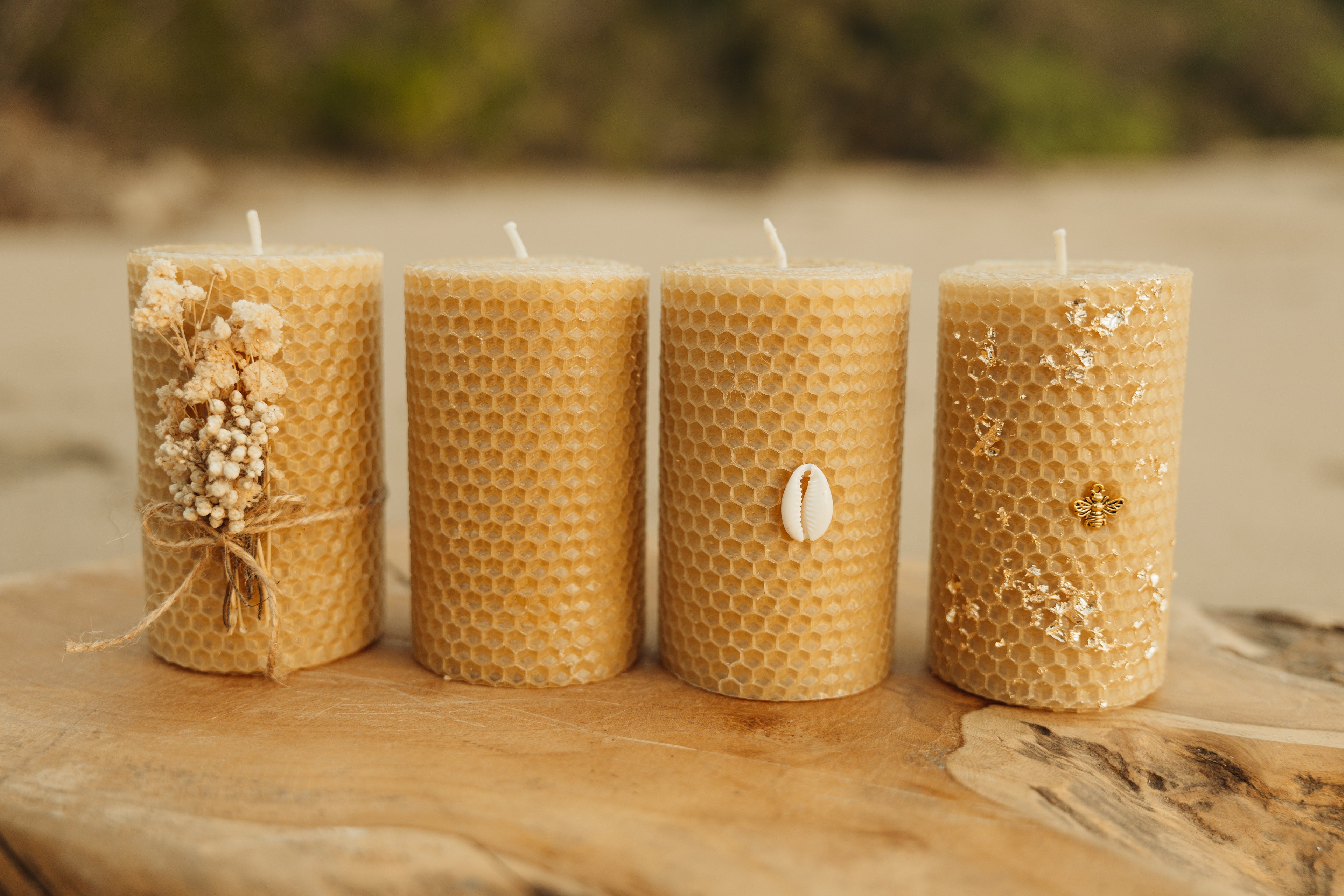 Large Beeswax Candles
